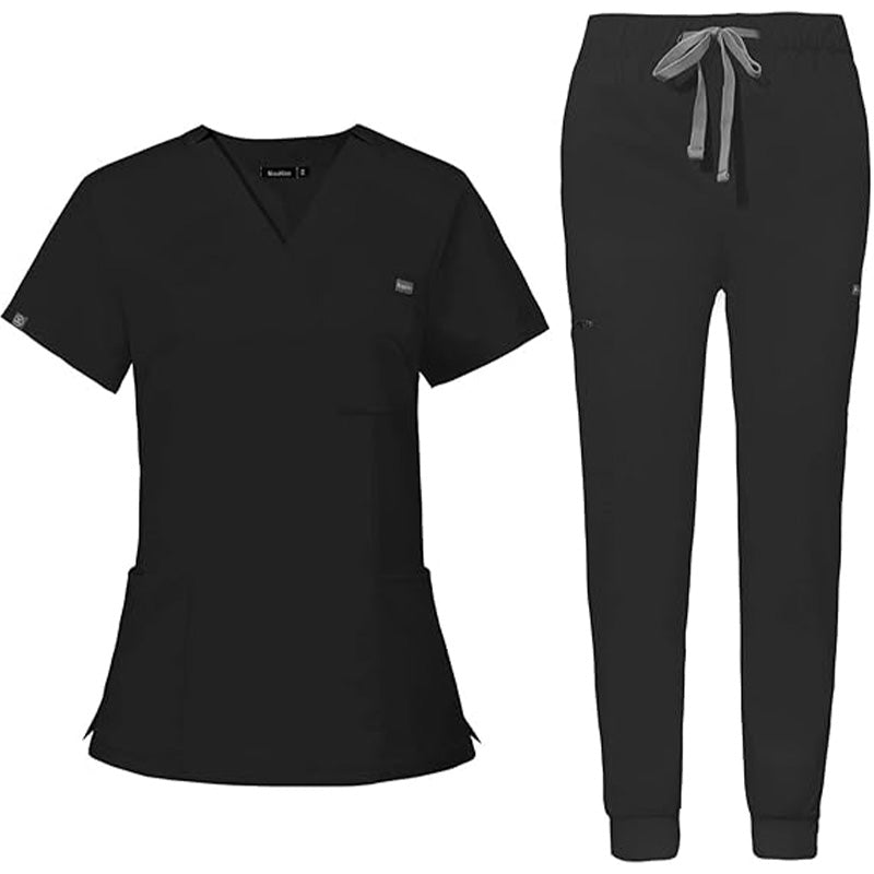💊 3-Piece Medical Scrub Set with V-Neck Top & Yoga Joggers | 8hr ComfortFlex⚡【Nurse Pro Essentials】Anti-Wrinkle & Moisture-Wicking Uniform for Hospital/Clinic Shifts 💊 3-Piece Medical Scrub Set with V-Neck Top & Yoga Joggers | 8hr ComfortFlex⚡【Nurse Pro Essentials】Anti-Wrinkle & Moisture-Wicking Uniform for Hospital/Clinic Shifts